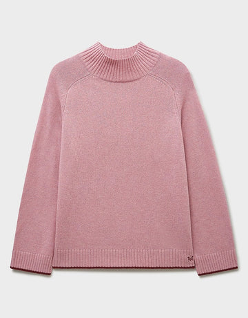 Young Ideas & Henmores -Harmony Saddle Shoulder Funnel Neck -Pink -8