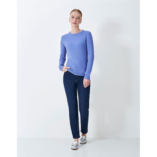 Young Ideas/Henmores - Heritage Cable Crew Neck Jumper - Deco Marl - 8