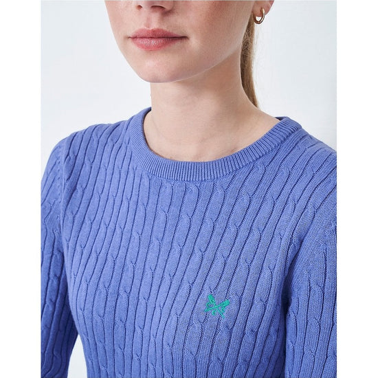 Young Ideas/Henmores - Heritage Cable Crew Neck Jumper - Deco Marl - 8