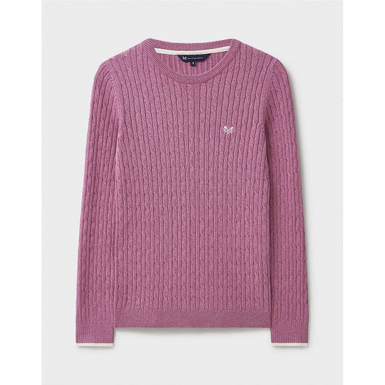 Young Ideas/Henmores - Heritage Cable Crew Neck Jumper - Deco Marl - 8
