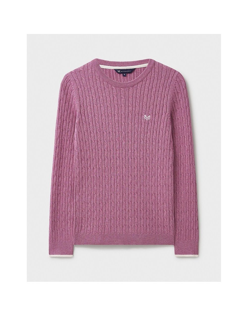 Young Ideas/Henmores - Heritage Cable Crew Neck Jumper - Deco Marl - 8