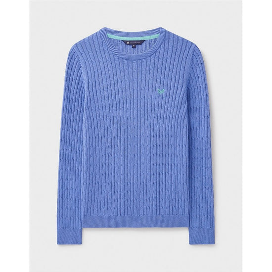Young Ideas/Henmores - Heritage Cable Crew Neck Jumper - Deco Marl - 8