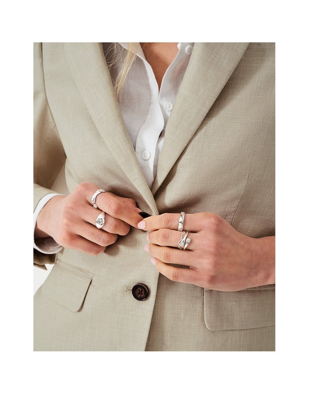 Young Ideas/Henmores - Linen Blazer - Navy - 8