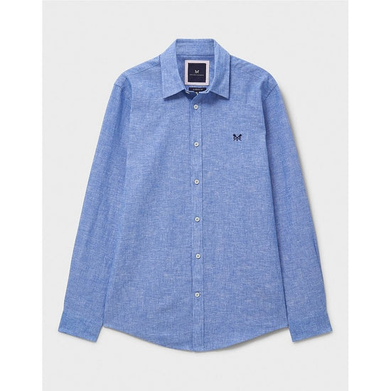 Young Ideas/Henmores - Linen LS Shirt - Artichoke - M