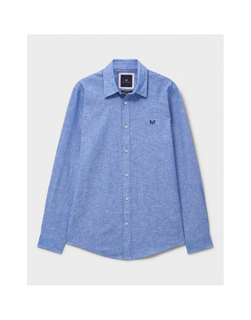 Young Ideas/Henmores - Linen LS Shirt - Artichoke - M