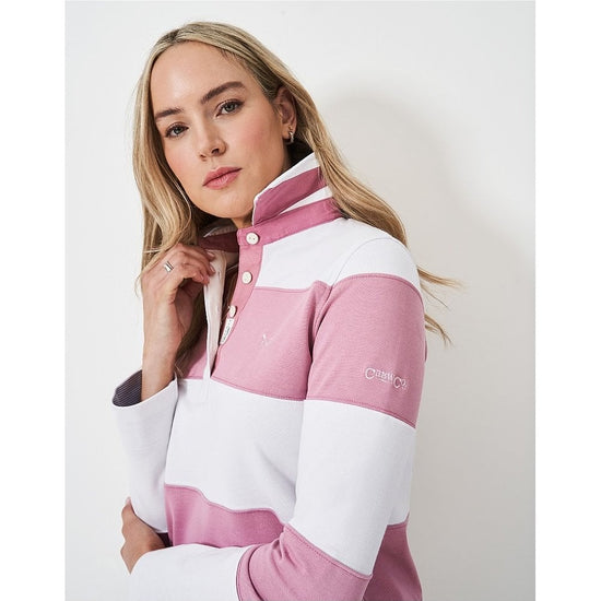 Young Ideas/Henmores - Longsleeve Stripe Rugby Shirt - Blue/White - 10