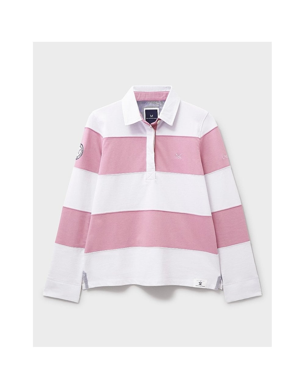 Young Ideas/Henmores - Longsleeve Stripe Rugby Shirt - Blue/White - 10