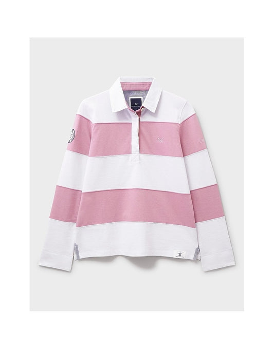 Young Ideas/Henmores - Longsleeve Stripe Rugby Shirt - Blue/White - 10