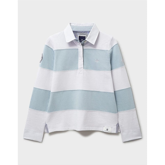 Young Ideas/Henmores - Longsleeve Stripe Rugby Shirt - Blue/White - 10