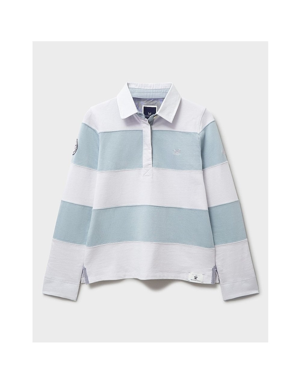 Young Ideas/Henmores - Longsleeve Stripe Rugby Shirt - Blue/White - 10