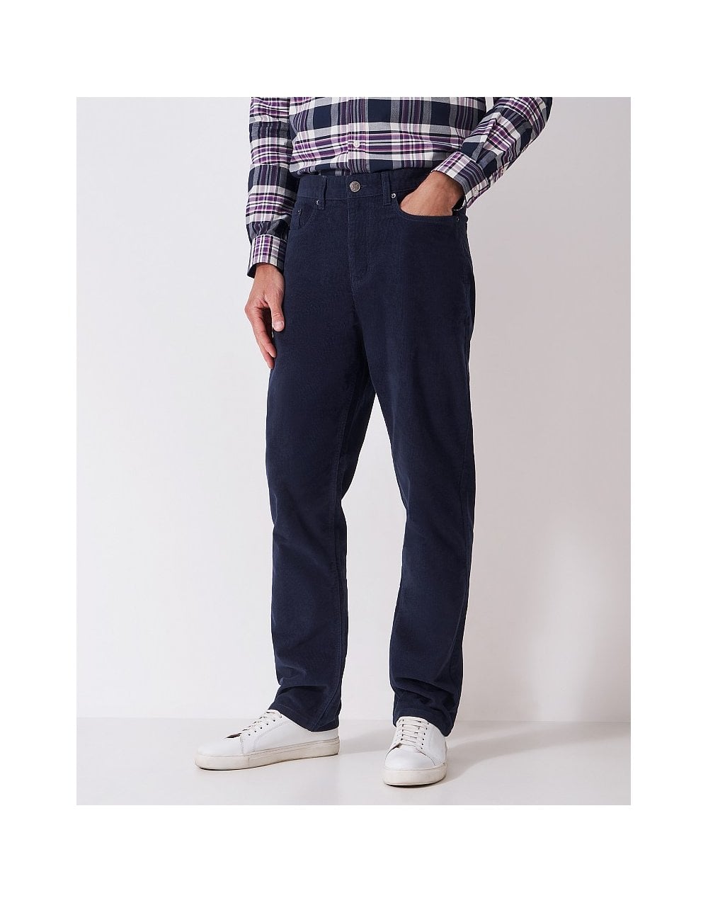 Young Ideas/Henmores - Parker Straight Cord Trousers - Heritage Dark Navy - 32/32