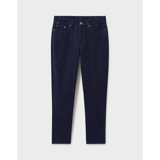 Young Ideas/Henmores - Parker Straight Cord Trousers - Heritage Dark Navy - 32/32