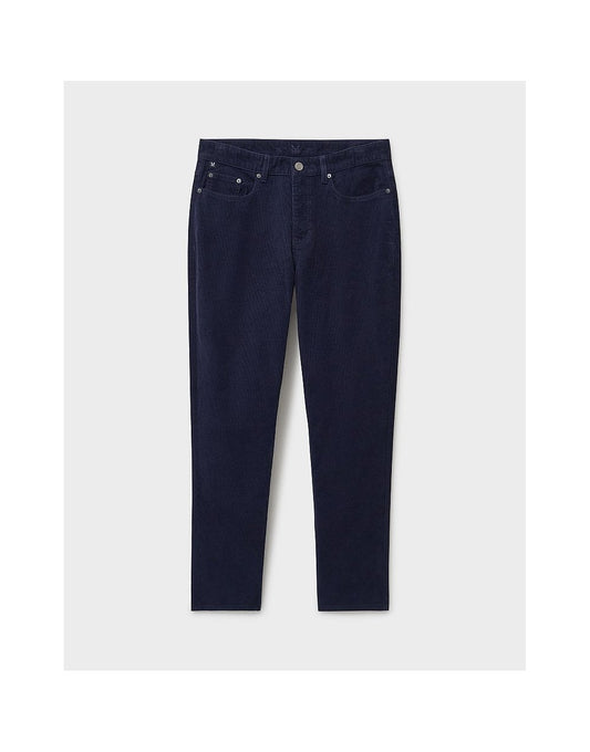 Young Ideas/Henmores - Parker Straight Cord Trousers - Heritage Dark Navy - 32/32