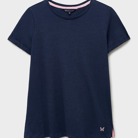 Young Ideas & Henmores -Perfect Crew Slub T-Shirt -Navy -8