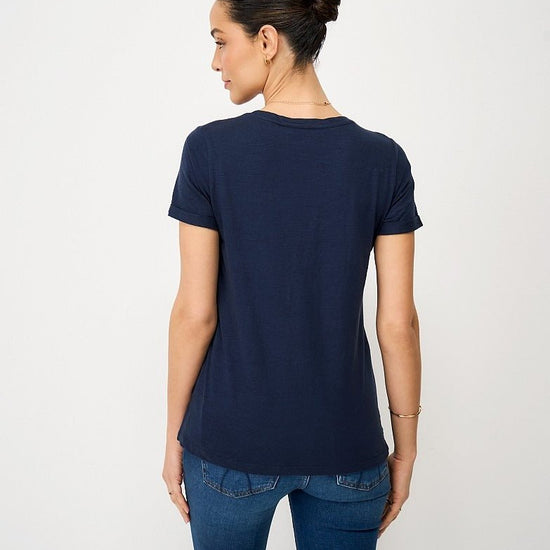 Young Ideas & Henmores -Perfect Crew Slub T-Shirt -Pink -8