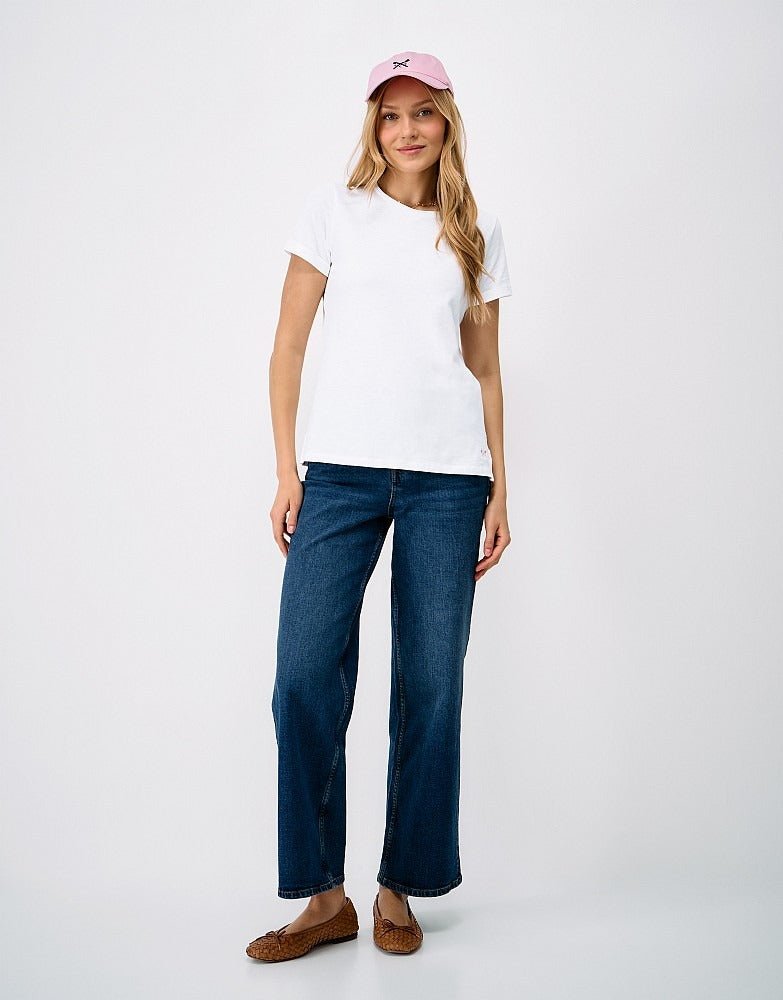 Young Ideas & Henmores -Perfect Crew Slub T-Shirt -White -8