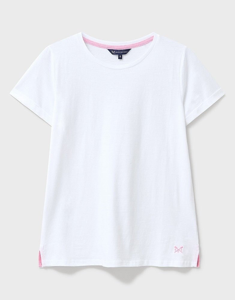 Young Ideas & Henmores -Perfect Crew Slub T-Shirt -White -8