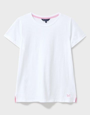 Young Ideas & Henmores -Perfect Crew Slub T-Shirt -White -8