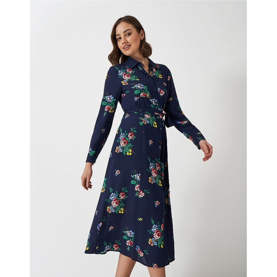 Young Ideas/Henmores - Sienna Shirt Dress - Folk Navy - 8