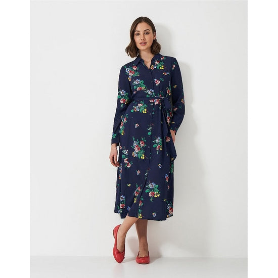 Young Ideas/Henmores - Sienna Shirt Dress - Folk Navy - 8