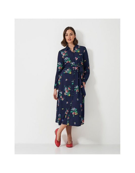 Young Ideas/Henmores - Sienna Shirt Dress - Folk Navy - 8