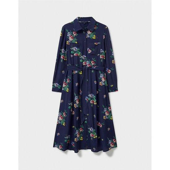 Young Ideas/Henmores - Sienna Shirt Dress - Folk Navy - 8