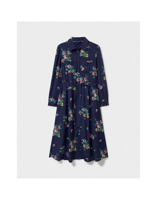 Young Ideas/Henmores - Sienna Shirt Dress - Folk Navy - 8