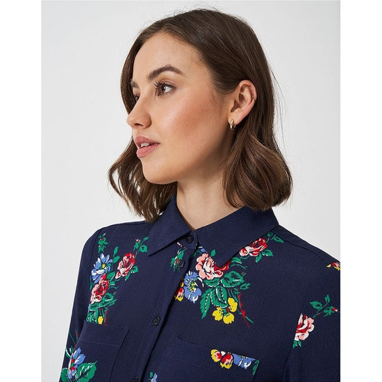 Young Ideas/Henmores - Sienna Shirt Dress - Folk Navy - 8