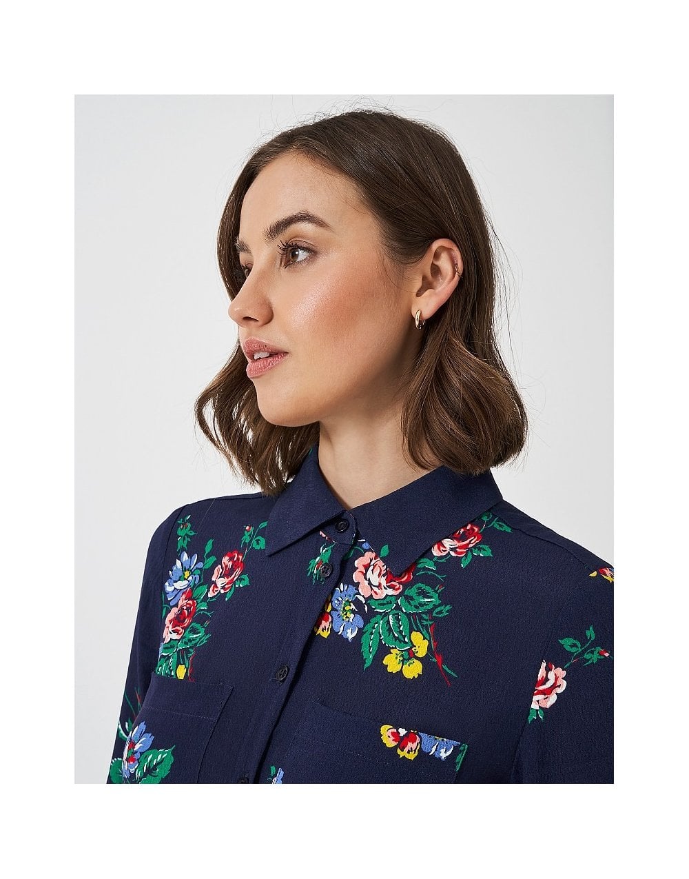 Young Ideas/Henmores - Sienna Shirt Dress - Folk Navy - 8