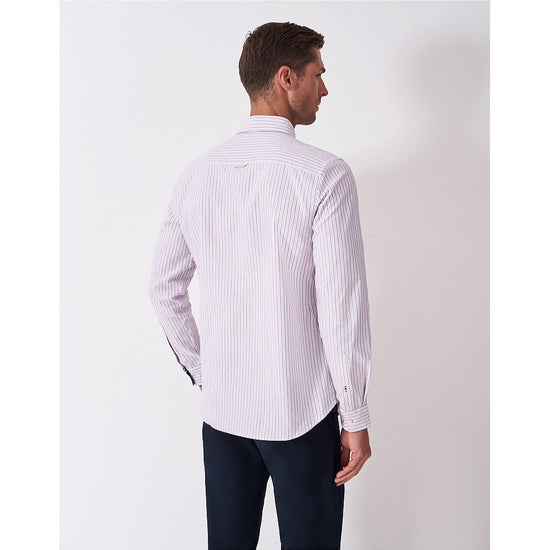 Young Ideas/Henmores - Slim Fit Multi Stripe Oxford Shirt - Pine/Newberry - S