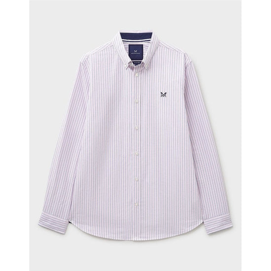 Young Ideas/Henmores - Slim Fit Multi Stripe Oxford Shirt - Pine/Newberry - S