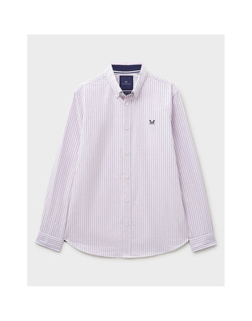 Young Ideas/Henmores - Slim Fit Multi Stripe Oxford Shirt - Pine/Newberry - S