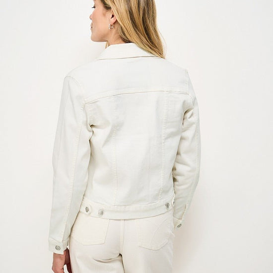Young Ideas & Henmores - Western Denim Jacket - White - 8