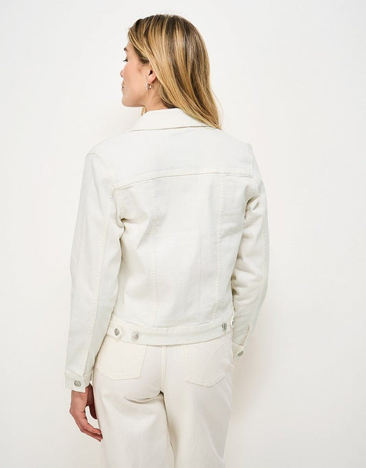 Young Ideas & Henmores - Western Denim Jacket - White - 8
