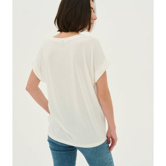 Young Ideas/Henmores - Kajsa Short Sleeve T-Shirt - Blackened Pearl - XS
