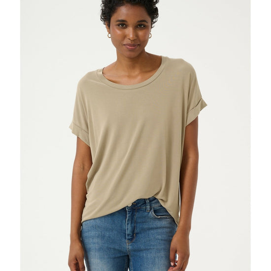 Young Ideas/Henmores - Kajsa Short Sleeve T-Shirt - Blackened Pearl - XS