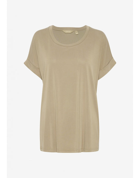 Young Ideas/Henmores - Kajsa Short Sleeve T-Shirt - Blackened Pearl - XS