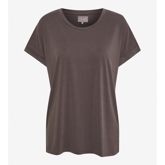 Young Ideas/Henmores - Kajsa Short Sleeve T-Shirt - Blackened Pearl - XS