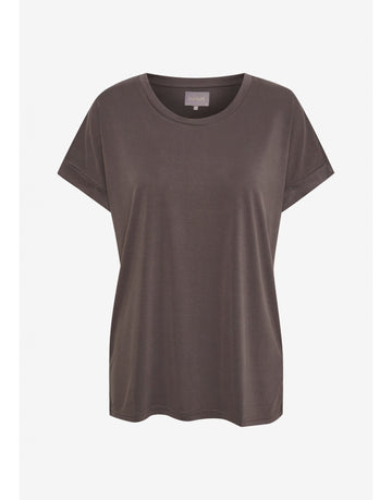 Young Ideas/Henmores - Kajsa Short Sleeve T-Shirt - Blackened Pearl - XS