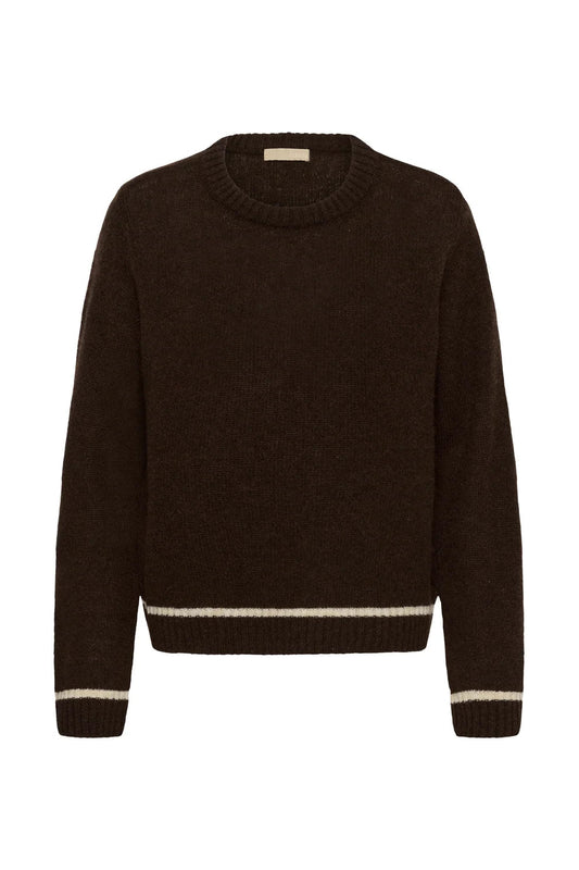 Young Ideas & Henmores -Nova Katrina Jumper -Coffee Bean Melange -XS