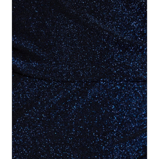 Young Ideas/Henmores - Raffi Metallic Ruched Detail Dress - Metallic Midnight - S