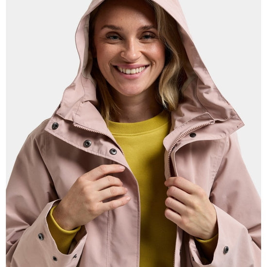 Young Ideas/Henmores - Adria 2 Midlenght A - Shaped Waterproof Coat - K17 Vintage Pink - 10
