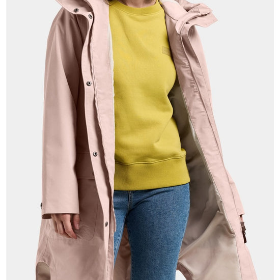 Young Ideas/Henmores - Adria 2 Midlenght A - Shaped Waterproof Coat - K17 Vintage Pink - 10