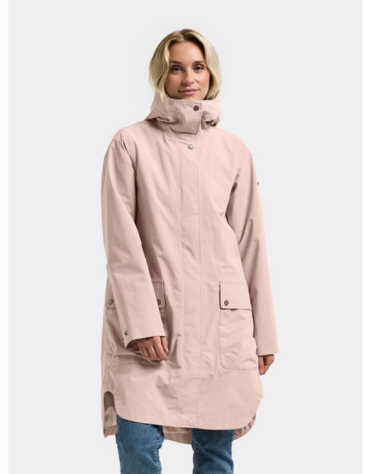 Young Ideas/Henmores - Adria 2 Midlenght A - Shaped Waterproof Coat - K17 Vintage Pink - 10