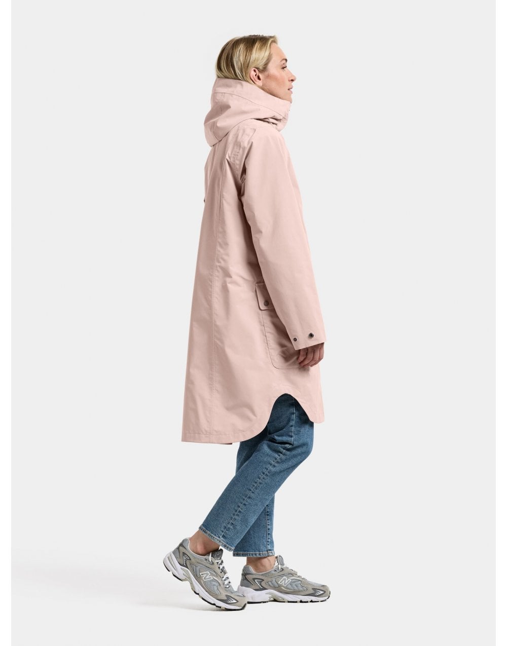 Young Ideas/Henmores - Adria 2 Midlenght A - Shaped Waterproof Coat - K17 Vintage Pink - 10