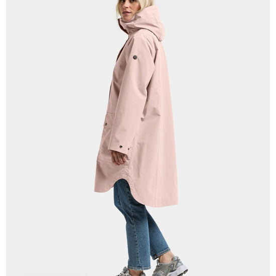 Young Ideas/Henmores - Adria 2 Midlenght A - Shaped Waterproof Coat - K17 Vintage Pink - 10