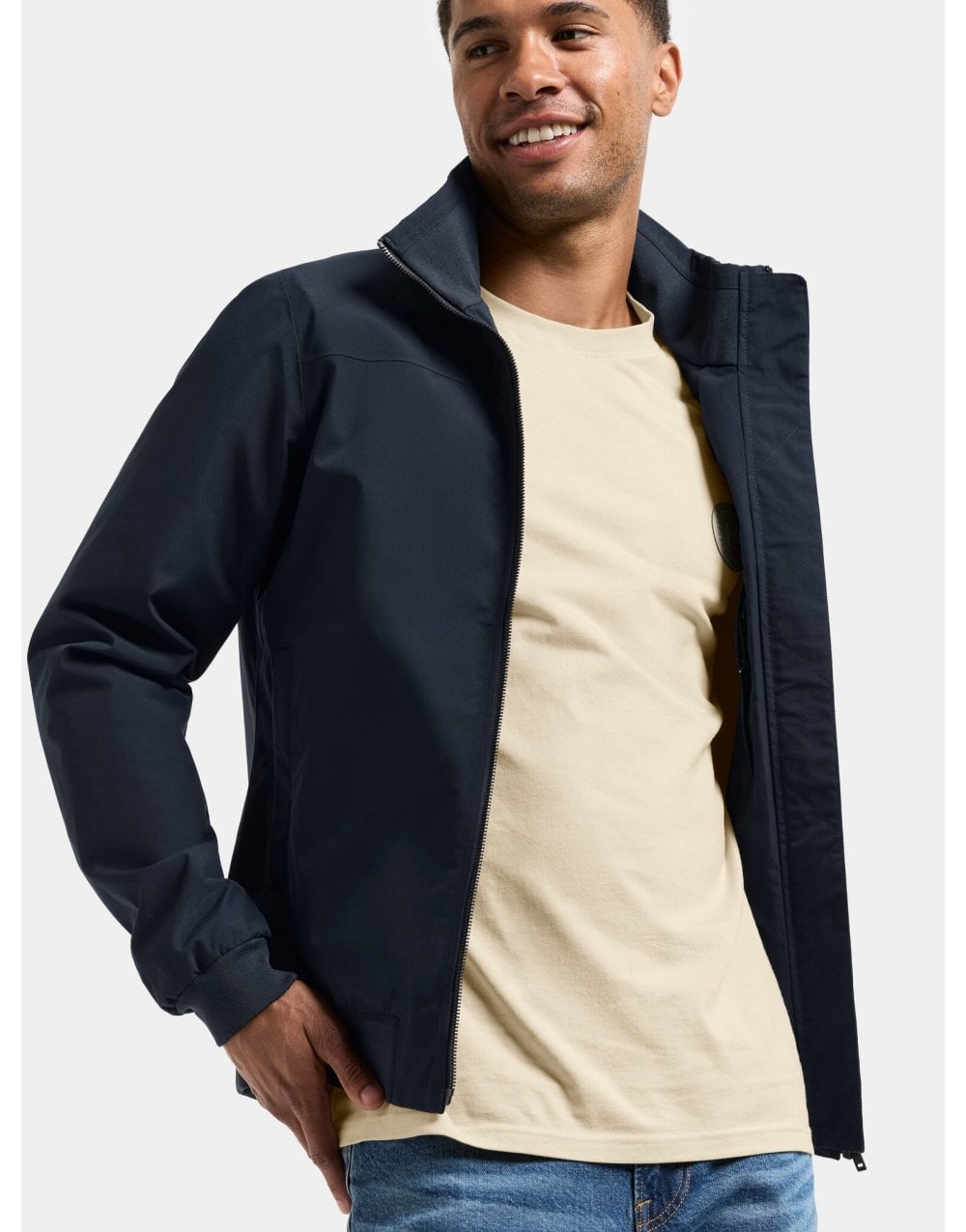 Young Ideas/Henmores - Alvin 5 Short Waterproof Jacket No Hood - 999 Dark Night Blue - M