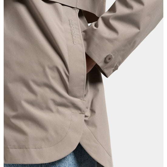 Young Ideas/Henmores - Elsa Short Waterproof Jacket - F04 AshBrown - 8