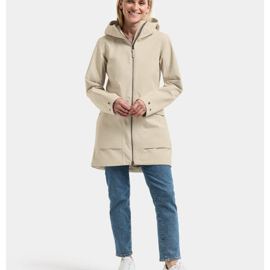 Young Ideas/Henmores - Folka 8 Figure Shaped Waterproof Coat - 569 Clay Beige - 8