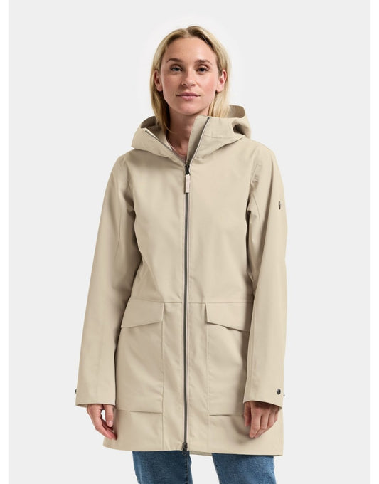 Young Ideas/Henmores - Folka 8 Figure Shaped Waterproof Coat - 569 Clay Beige - 8
